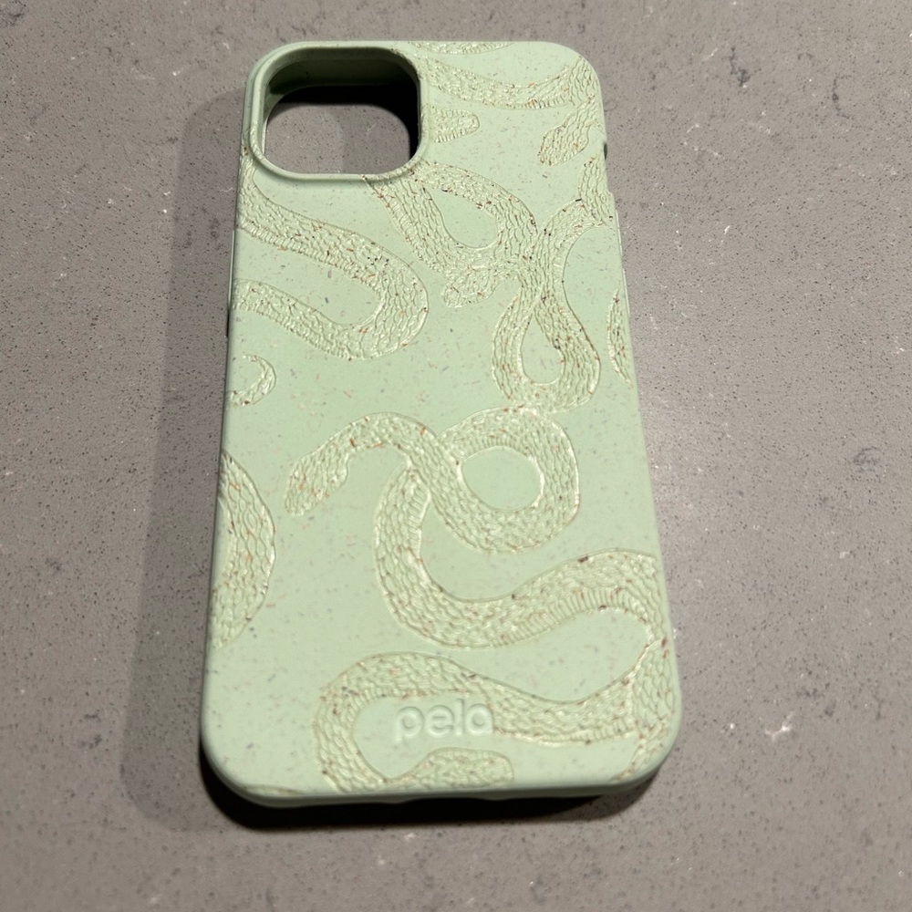 Pela Sage Green Snaky iPhone 14 Case